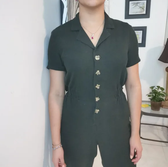 Lush Jumpsuit green Size S - Picture 6 of 11